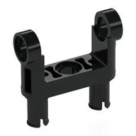 Technic Pin Connector Toggle Joint Smooth Double with 2 Pins [Square Holes]