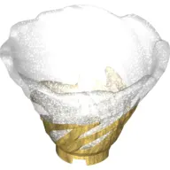 Cone Reverse, Spinner, with Marbled Glitter Trans-Clear Pattern