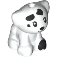 Animal, Dog Pup with Black Spots print