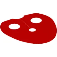 Neckwear Cape, Pauldron, Small, Round