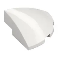 Brick Round Corner, Curved 3 x 3 x 1 Quarter Circle