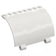 Panel 4 x 8 x 4 Quarter Circle with Axle Holes