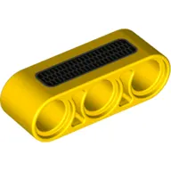 Technic Beam 1 x 3 Thick with Grill print
