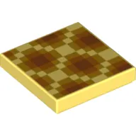 Tile 2 x 2 with Pixelated Honeycomb print