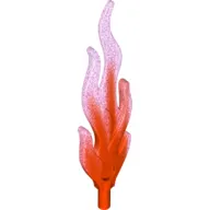 Wave / Flame Rounded Large with Marbled Opal Trans-Medium Reddish Violet Pattern