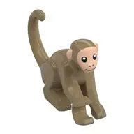Animal, Monkey / Ape / Orangutan, One Arm Out, with Light Nougat Face Print