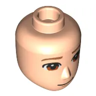 Minidoll Head Male Reddish Brown Eyes print
