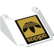 Windscreen 6 x 6 x 2 with Black/Gold 'adidas' and Logo print