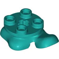Feet, 2 x 2 x 2/3, Front Left Foot Forward with 4 Studs on Top