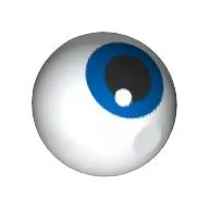 Technic Ball Joint, Eye, Blue Iris print