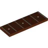 Tile 2 x 6 with Guitar Finger Board, Frets, Position Markers print