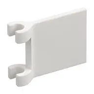 Flag 2 x 2 Square, Flared Clip Edge [Thick Clips]