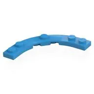 Plate Round Corner 5 x 5 with 4 x 4 Round Cutout