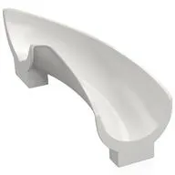 Duplo Playground Slide Curved Right 90°, Rounded