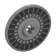 Technic Disc 3 x 3 with Wheel Rim Print
