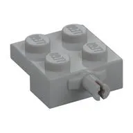 Plate Special 2 x 2 with Wheel Holder with Widened Center Pin