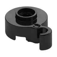 Hook Round 2 x 2 with Axle Hole, Bottom Stud Holder
