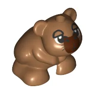 Animal, Hamster, Black Whiskers, Nose, Reddish Brown Face (Capybara)