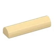 Brick Curved 1 x 4 x 2/3 Double, No Studs