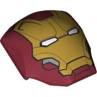 Large Figure Face 4 x 5 x 1 2/3 with Iron Man Face print