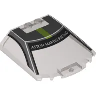 Windscreen 6 x 6 x 1 1/3 with 'ASTON MARTIN RACING' print