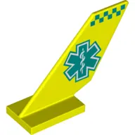 Tail Shuttle with Star of Life Logo Print