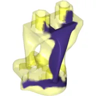 Lower Body, Ghost with Marbled Dark Purple Pattern