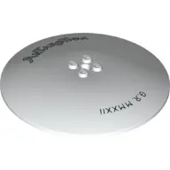 Dish 10 x 10 Inverted [Radar] with 'Antarctica' and 'G.R. MMXXII' print