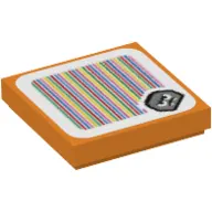 Tile 2 x 2 with Goombrat and Barcode Print (Sticker)