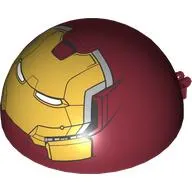 Windscreen 10 x 10 x 5 Dome with Dual 2 Fingers with Hulk Buster Face/Mask print