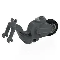 Vehicle Base, Motorcycle Chassis with Light Bluish Gray Flywheel