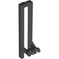 Forklift Mast Wide 1 x 2 Hinge Plate Locking with Rubber Belt Holder [Reinforced]