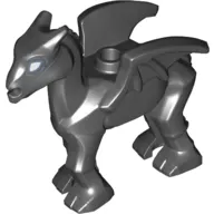 Creature, Horse / Thestral, Small with White Eyes print