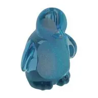Animal, Bird, Penguin with Opal Trans-Light Blue Chest and Face Pattern