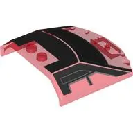 Windscreen 6 x 6 x 1 1/3 with Black Cockpit Print