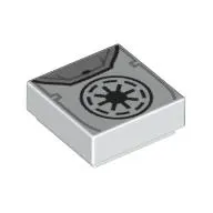 Tile 1 x 1 with Clone Insigne print