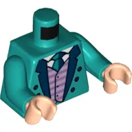 Torso Jacket, Dark Blue Collar, Medium Lavender Shirt, Dark Turquoise Tie print, Dark Turquoise Arms, Light Nougat Hands