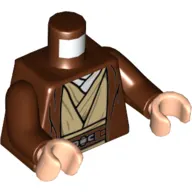 Torso, Robe, Tan Robes, Sand Blue Shirt, Reddish Brown Belt print, Reddish Brown Arms, Light Nougat Hands
