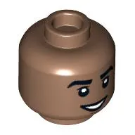 Minifig Head, Smile with Teeth/Scared Open Mouth print