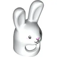 Costume / Mask, Rabbit / Bunny Ears and Nose with Face print