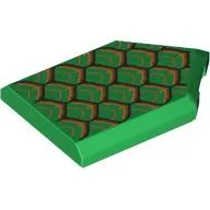 Tile Special 2 x 3 Pentagonal with Dragon Scales print