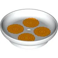 Duplo Dish with 4 Food Items print