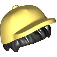 Hair and Hat, Cap, Black Hair Pattern