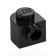 Plate 1 x 1 x 2/3 Half Round with Side Stud