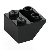 Brick Sloped Inverted 45° 2 x 2 [Round Hollow Bottom Pin, Bar-sized Stud Holes]