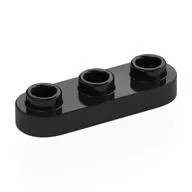 Plate Special 1 x 3 Rounded with 3 Open Studs