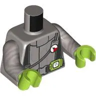 Torso, Black Straps, Pressure Gaige, Lime Radio print, Flat Silver Arms, Lime Hands