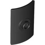 Shield Rectangular Curved with Stud