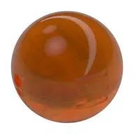 Sphere with Opal Trans-Clear Core