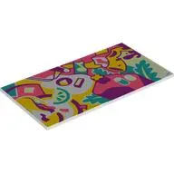 Tile 8 x 16 with Graffiti Mural print